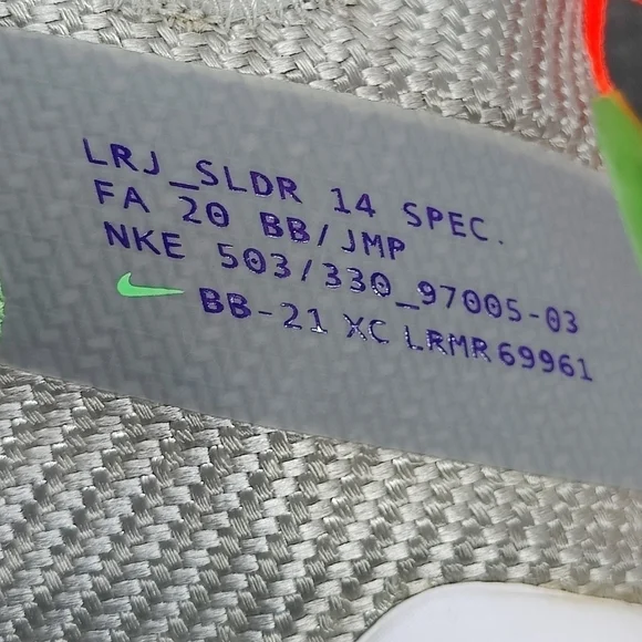 Nike LeBron Soldier 14 'Hare' Multicolor Basketball Sneakers Men Shoes Sz 11.5